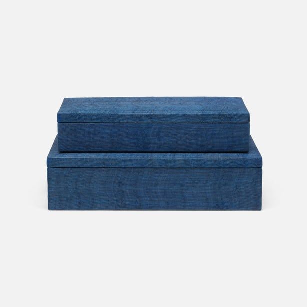 Zamora Box Set - Navy Silken Abaca