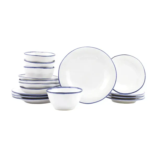 Aurora Edge Sixteen-Piece Place Setting - Request a Quote