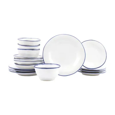 Aurora Edge Sixteen-Piece Place Setting - Request a Quote