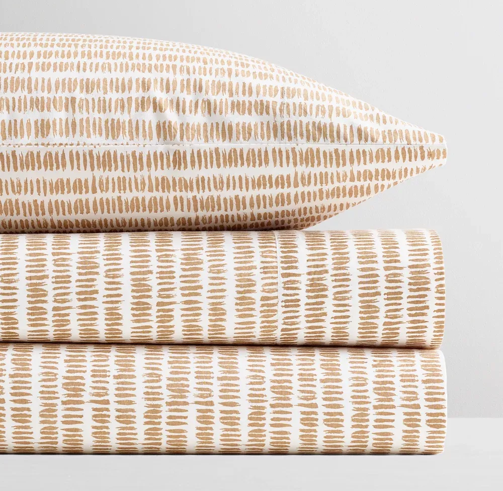 Washed Organic Percale Sheet Set