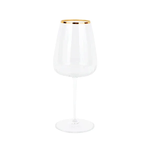 Francesca Gold Wine Glass