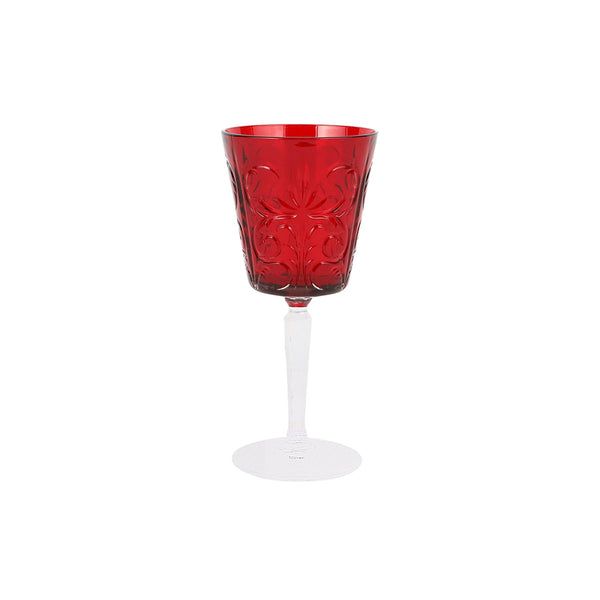 Barocco Light Blue Wine Glass
