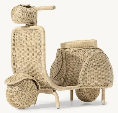 Handwoven Rattan Scooter - Get A Quote