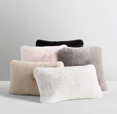 Lapin Ultra-Fine Faux Fur Pillow Cover