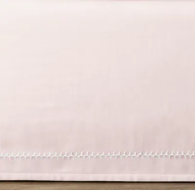 Ultra-Fine Organic Cotton Solid Crib Skirt