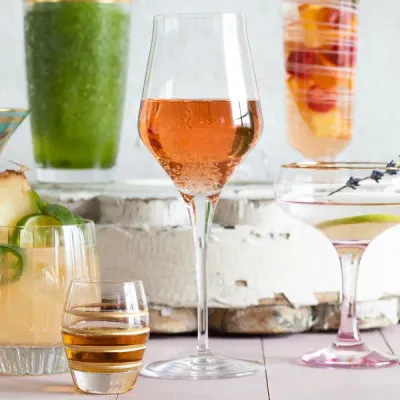 Contessa Blue Water Glass