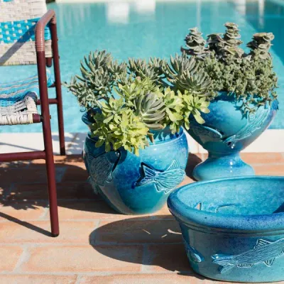Mediterranea Blue Umbrella Stand
