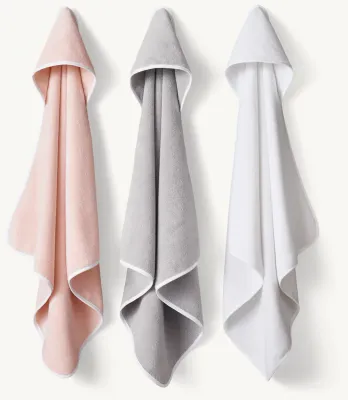 Ultra-Soft Turkish Hooded Towel - Baby &amp; Child