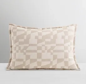 Jigsaw Turkish Cotton Sham