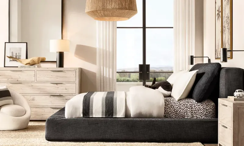 Multi-Stripe Cotton Bed Throw