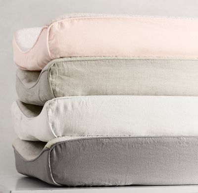 Washed Organic Linen Changing Pad Cover