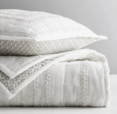 Mali Print Stitched Ultra-Fine Organic Cotton Toddler Sham