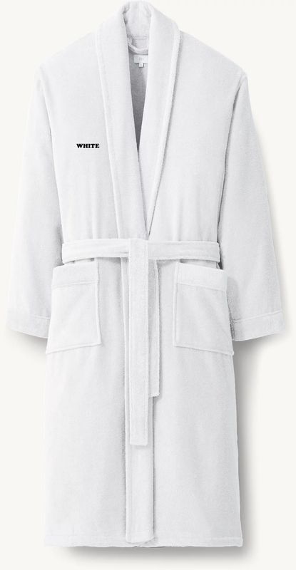 Organic Ultra-Soft Aegean Cotton Robe - White
