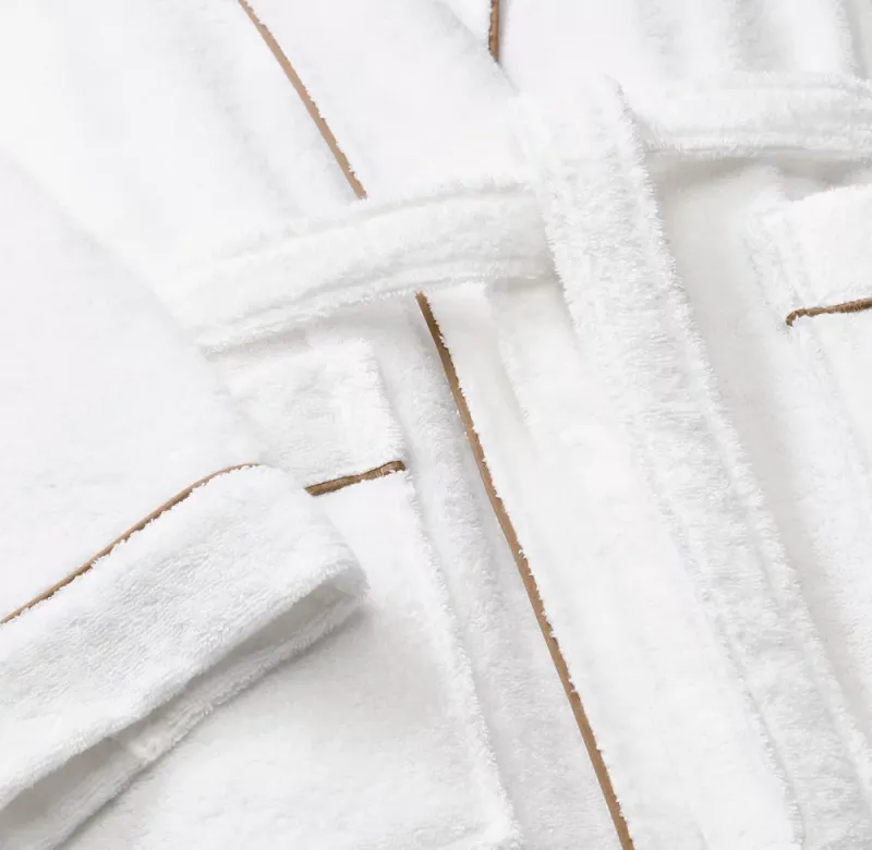 Hotel Satin Stitch Turkish Cotton Robe