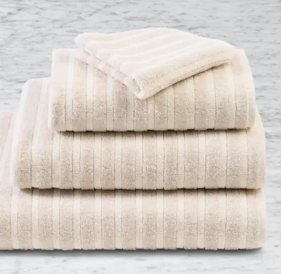 Ribbed Stripe Towel Collection
