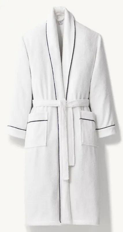 Hotel Satin Stitch Turkish Cotton Robe