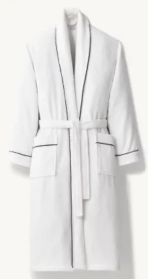 Hotel Satin Stitch Turkish Cotton Robe
