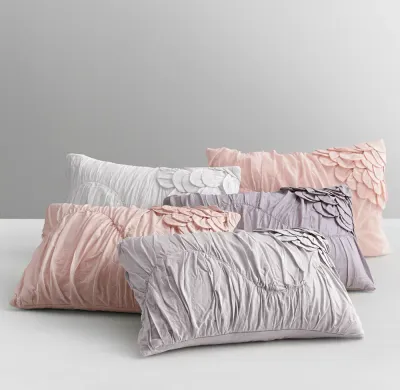 Washed Appliquéd Fleur Sham