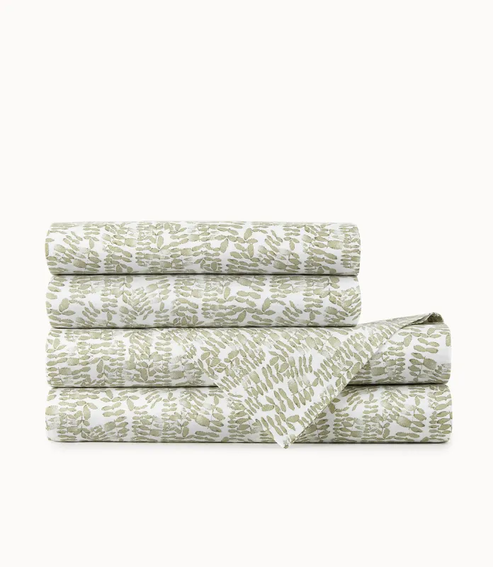 Fern Percale Sheet Set