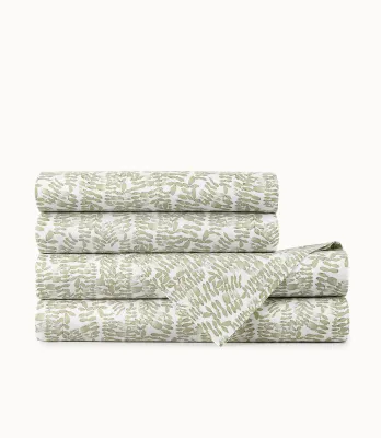 Fern Percale Sheet Set