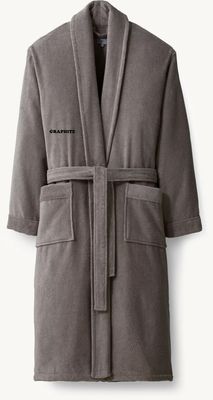 Organic Ultra-Soft Aegean Cotton Robe - Graphite