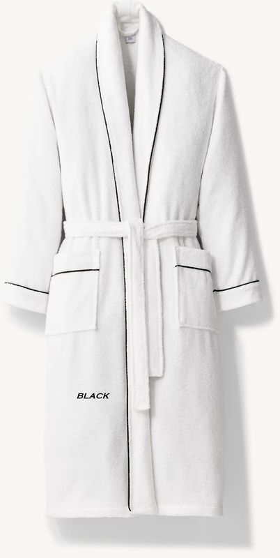 Hotel Satin Stitch Turkish Cotton Robe