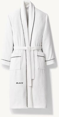 Hotel Satin Stitch Turkish Cotton Robe