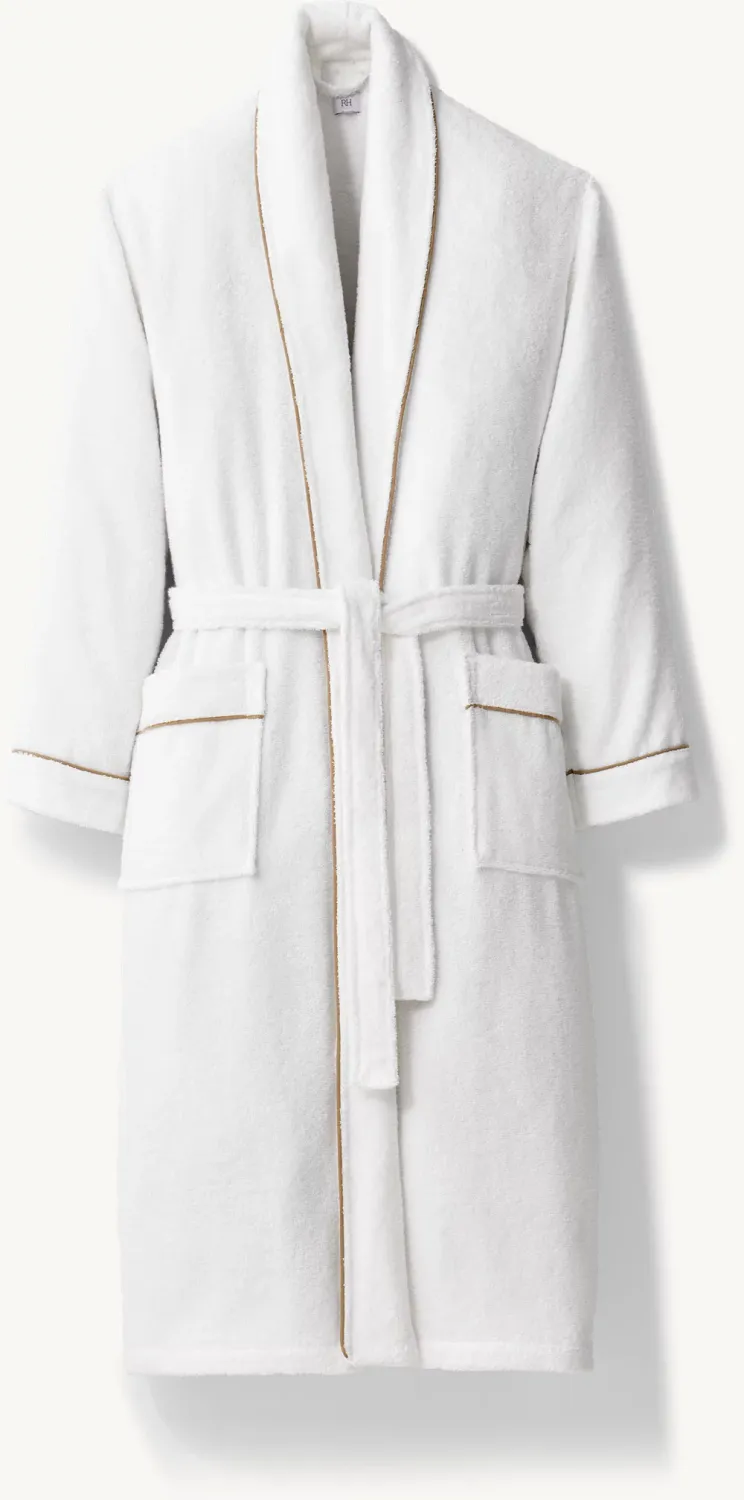 Hotel Satin Stitch Turkish Cotton Robe
