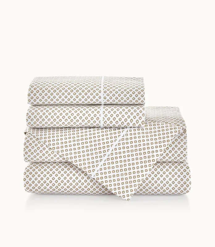 Emma Printed Sateen Sheet Set