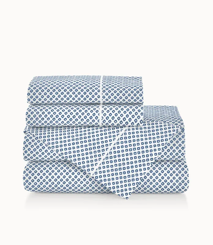 Emma Printed Sateen Sheet Set