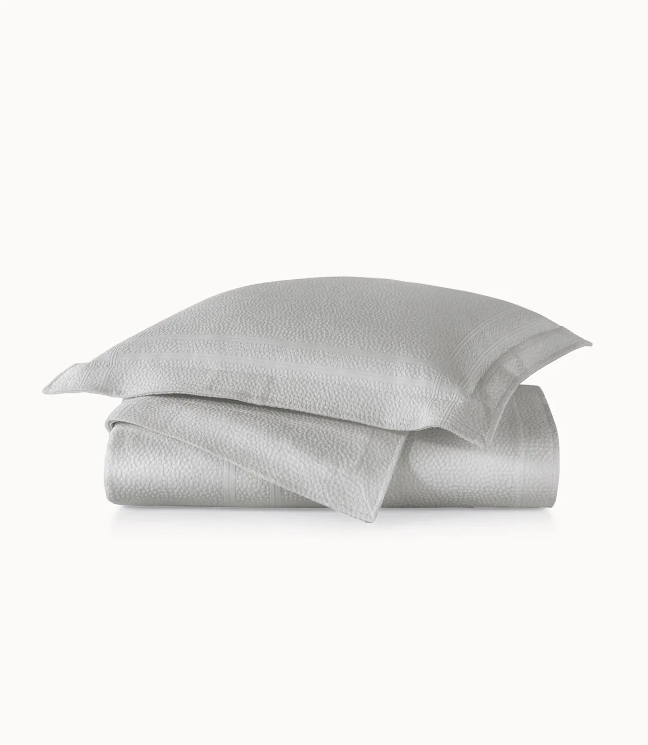 Montauk Matelassé Coverlet - Gray