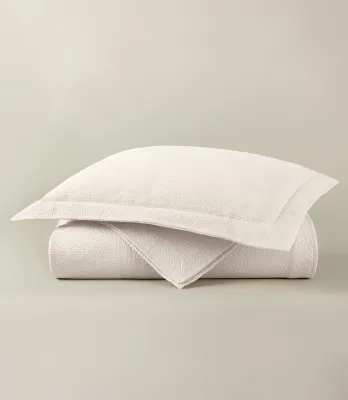 Montauk Matelassé Coverlet Plus Sham - Pearl