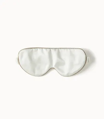 Mulberry Silk Sleeping Mask - White Bone Mulberry Silk Sleeping Mask - White Bone