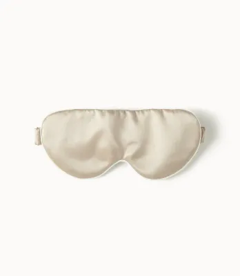 Mulberry Silk Sleeping Mask - Latte