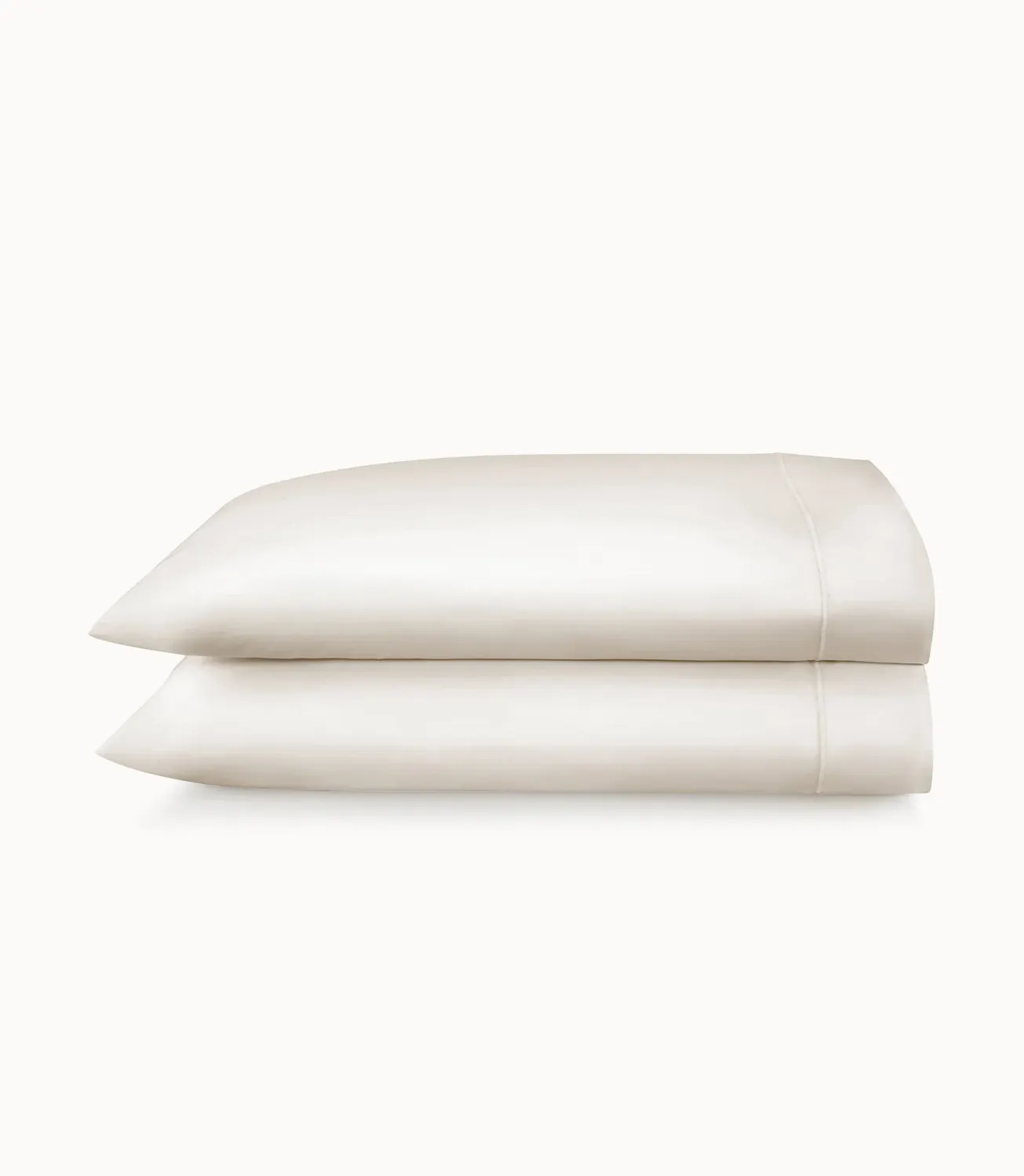 SOPRANO SATEEN PILLOWCASES/PAIR - PLatinum