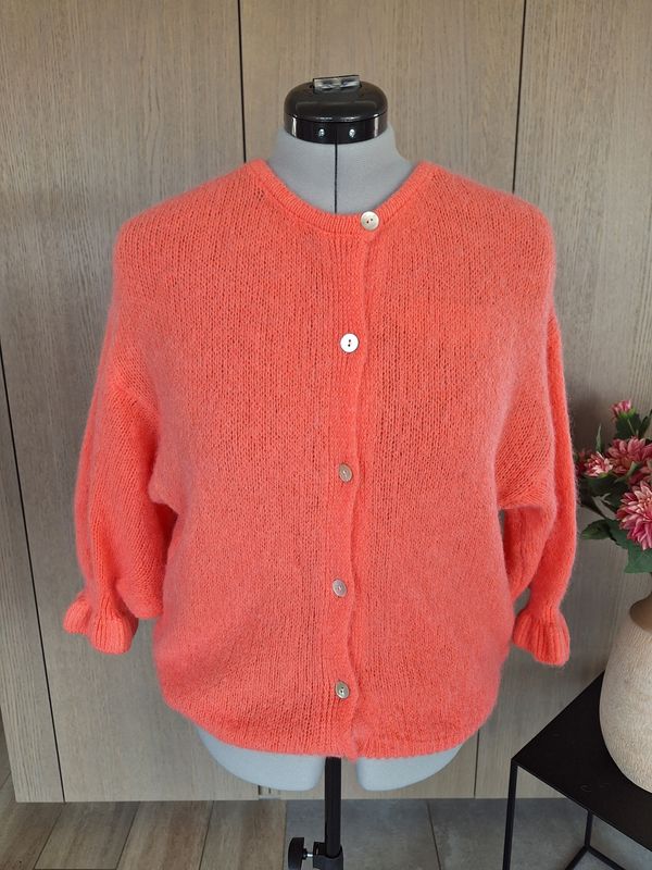 Vest Vee - 3/4 ruffle mouw