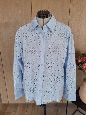 Hemd Veerle - luchtig in broderie voor maatje meer