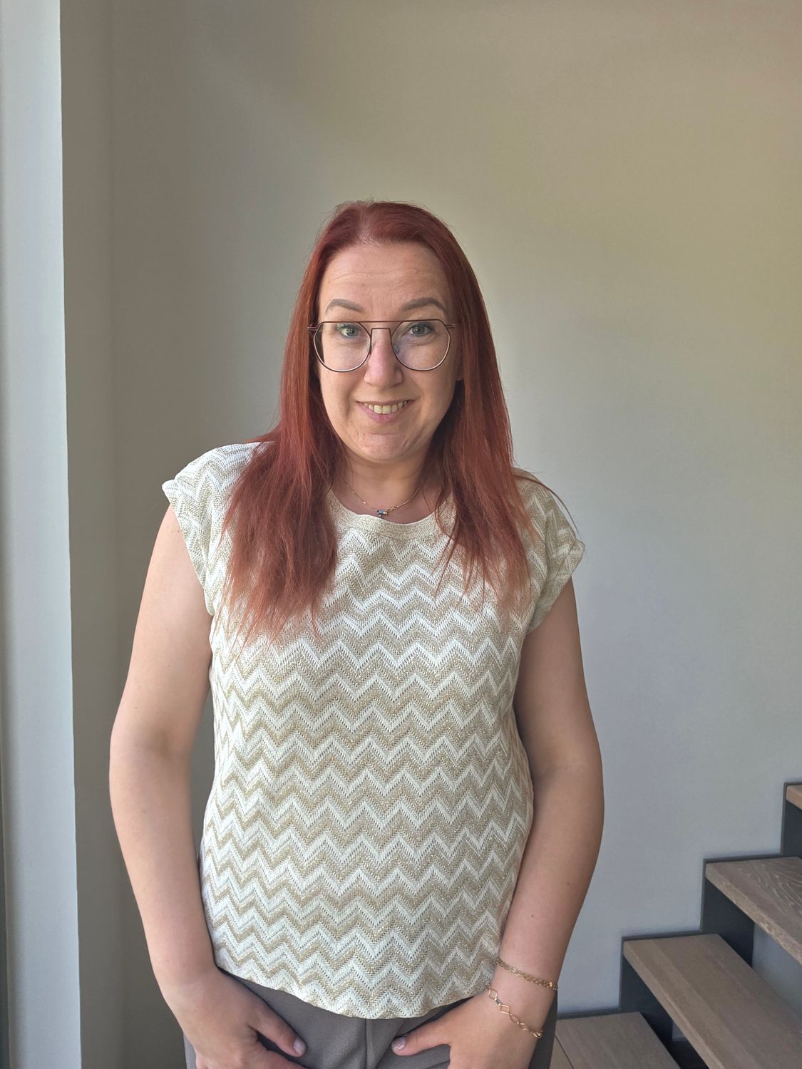 Top Ziggie - stijlvol in zigzag motief Top Ziggie - stijlvol in zigzag motief