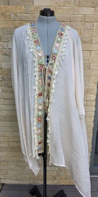 Beige Boho Beach Dress