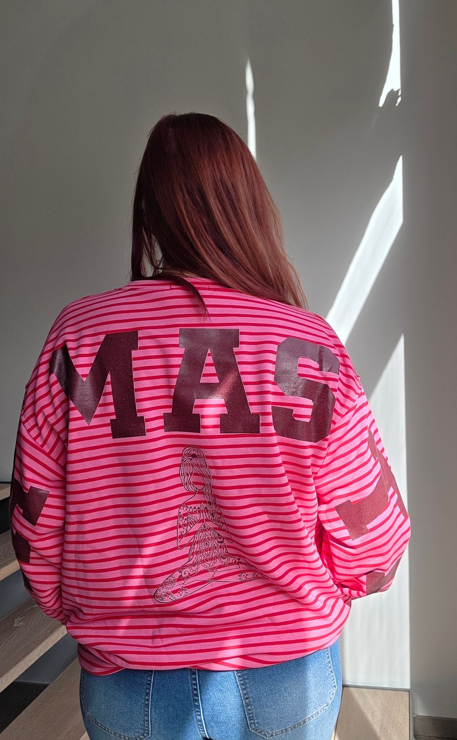 Namasté Striped Sweater