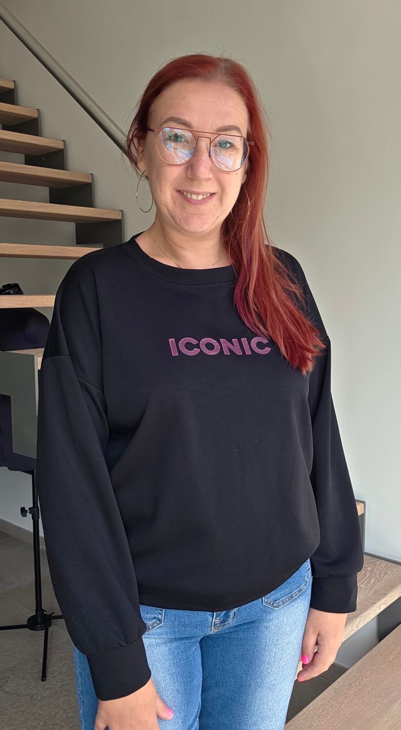 Sweater Taylor - dun met Iconic opdruk Sweater Taylor - dun met Iconic opdruk