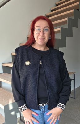 Gilet Tanée - boucle met zonnetje pin