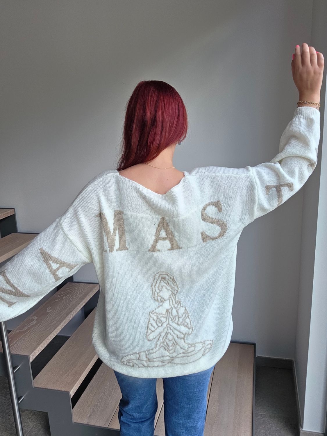 Namasté Off-white Trui Namasté Off-white Trui