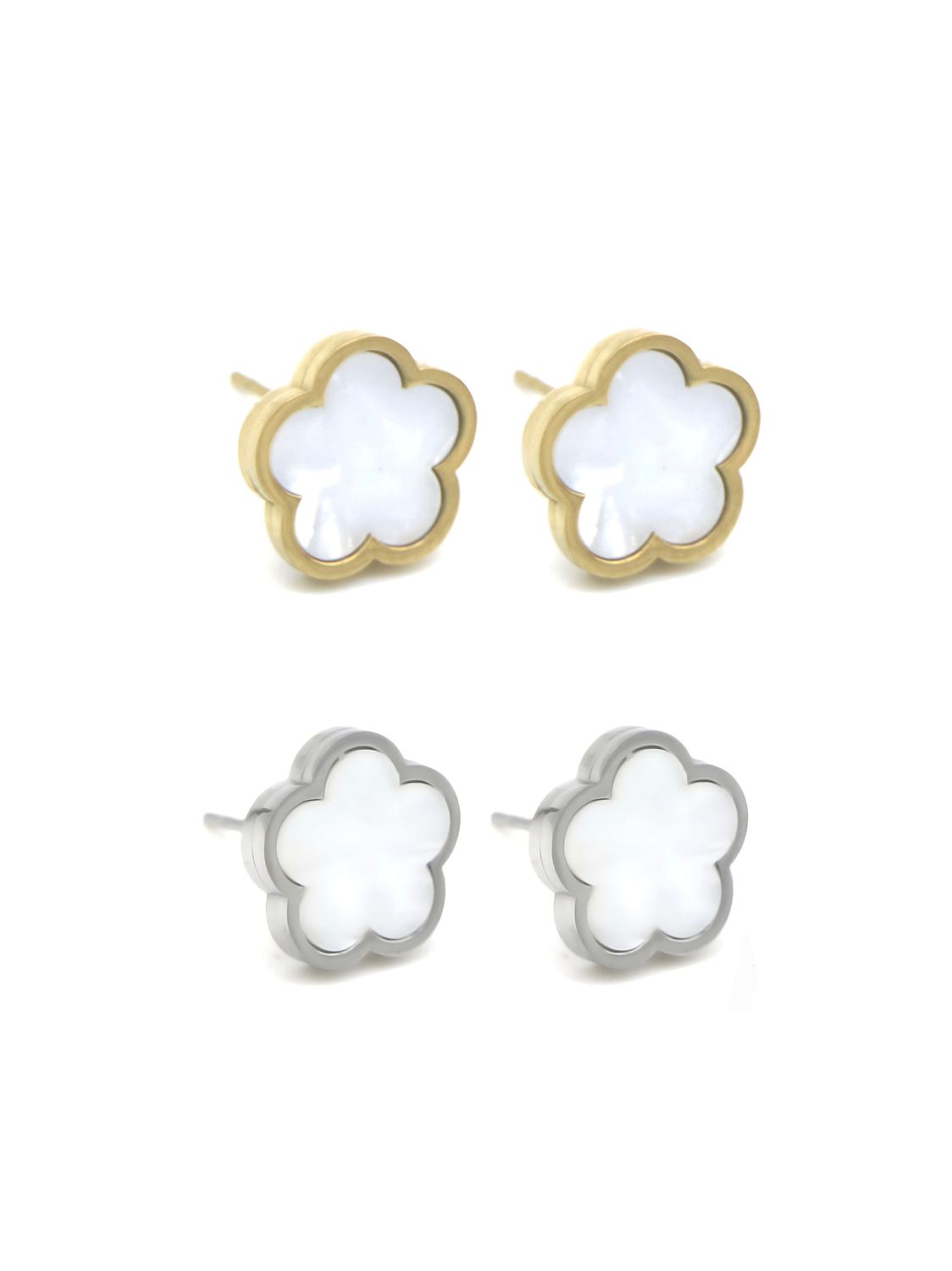 Minimalistic Flower Oorbellen