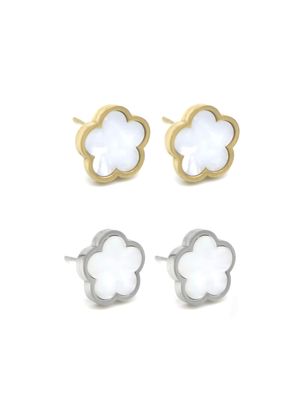 Minimalistic Flower Oorbellen