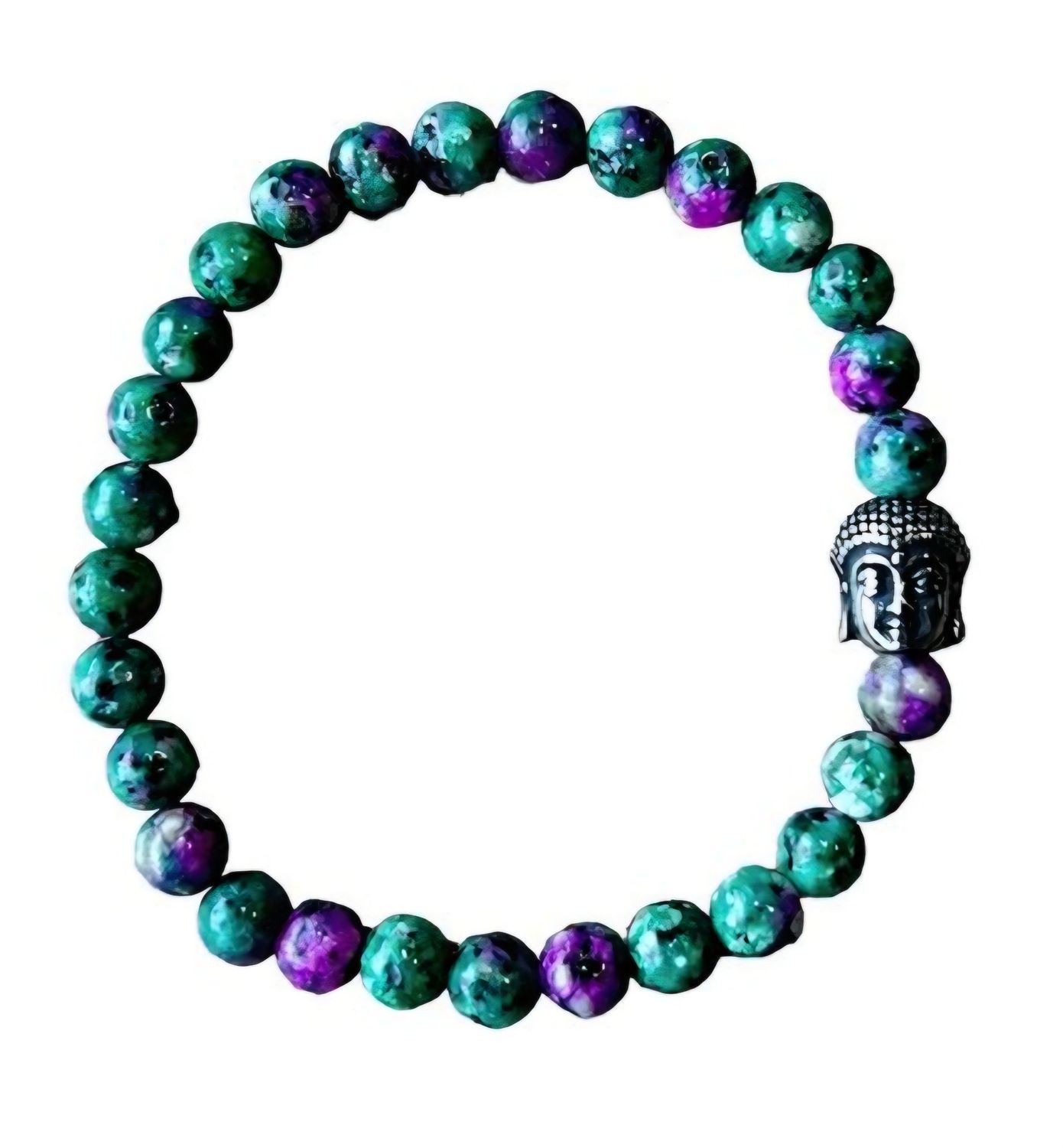 Robijn in zoïsiet Armband - 17.5cm