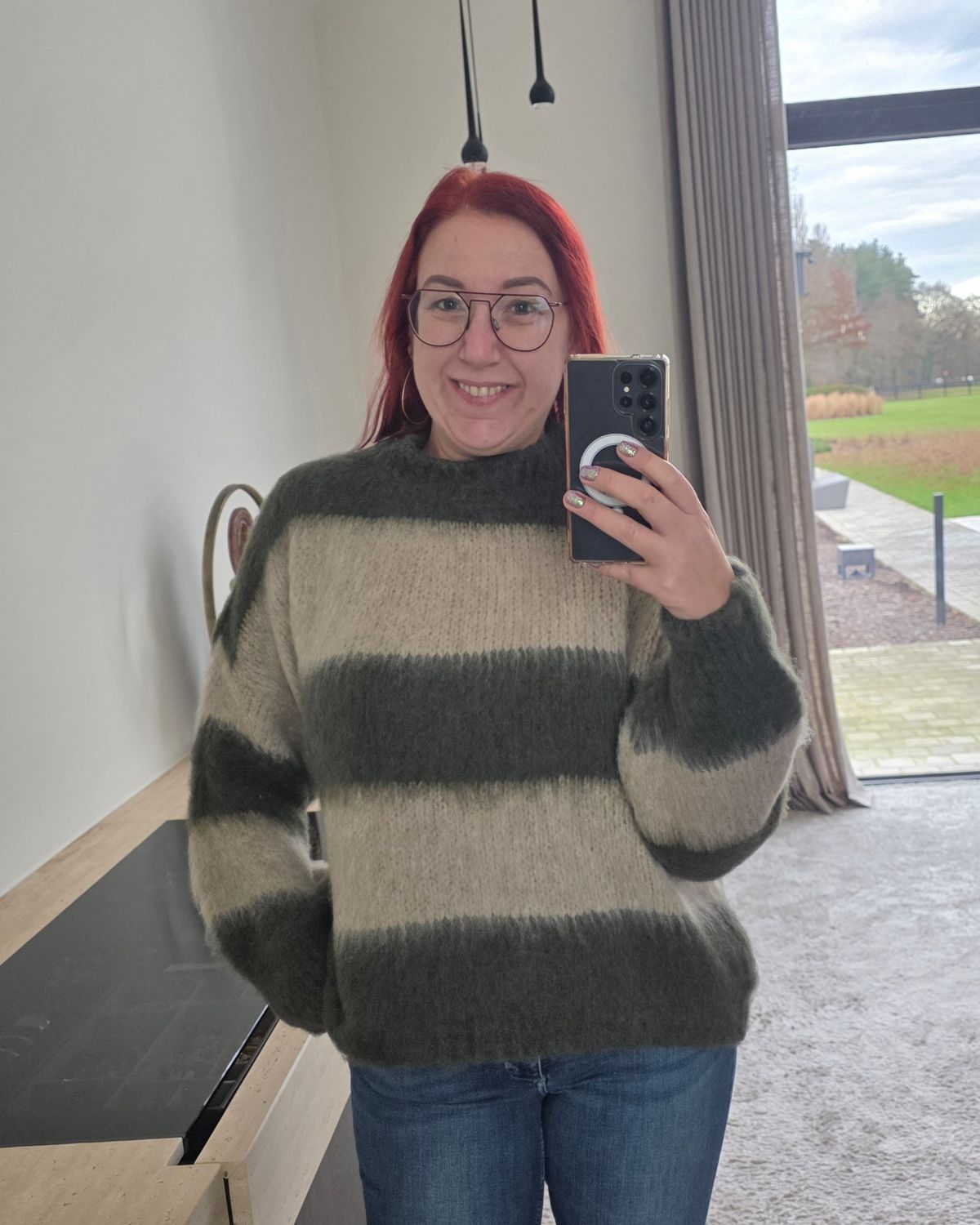 Trui Katja - ultra zachte in trendy strepen