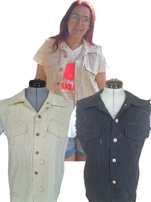 Gilet Anaïs - stoer in broderie