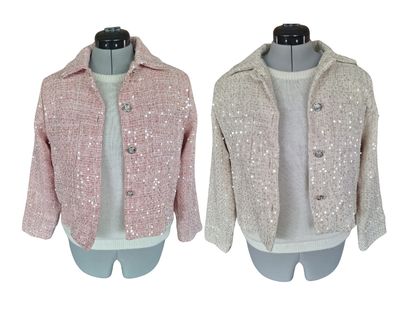 Blazer Aline - schitterend in tweed en pailletten