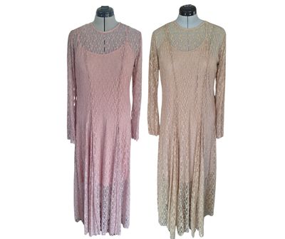 Jurk Claire - volledig in kant met onderjurk